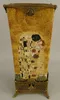 Casa Padrino Jugendstil Deko Vase Mehrfarbig / Messing 15 x Produktbild-Vorschau 1