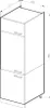Armadio frigorifero Vicco R-Line Bianco rustico 60 cm, Anteprima dell’immagine prodotto 3