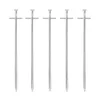 Zeltheringe für Hartboden 10er Set, silber, 23 cm, Stahl Produktbild-Vorschau 2