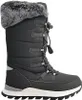 A single black winter boot with gray fur trim, shown against a white background. Produktbild-Vorschau