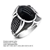 Männer Ring Retro Strass Intarsien Legierung Männer Vintage Produktbild-Vorschau 3