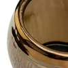 Keramik Rund Glasiert Blumentopf Lila & Gold H 12cm D 11cm Produktbild-Vorschau 5
