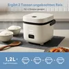 Reiskocher Klein,1,5L Mini Reiskocher Tragbar,Multikocher Produktbild-Vorschau 4