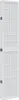 A white room divider with a grid pattern on its doors. Produktbild-Vorschau