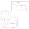 vidaXL Relaxsessel Elektrisch Creme Kunstleder Produktbild-Vorschau 7