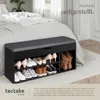 tectake® Schuhbank Natalya 104 x 30 x 49 cm Produktbild-Vorschau 4