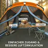 Outsunny Tunnelzelt 4 Personen Familienzelt mit Schlaf- und Produktbild-Vorschau 6