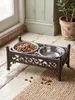 Clayre & Eef Dětská postýlka pro psa 28x15x13 cm Hnědé Náhled obrázku produktu 3