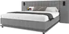Sweiko Polsterbett, 180x200cm, mit LED-Leiste, Kopfteil mit Produktbild-Vorschau 7