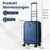 COSTWAY 20” Handgepäck 40L, Trolley mit Laptopfach, Produktbild-Vorschau 6