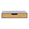 A single wall shelf with a drawer is shown against a white background. Náhled obrázku produktu