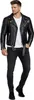 Reichstadt Herren Slim Fit Bikerjacke Silver Zipper  Produktbild-Vorschau 6