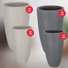 KOTARBAU® váza na květiny vysoký květináč šedý ekolit výška Náhled obrázku produktu 9