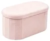 Panca Relaxdays, rivestita in tessuto tipo "teddy", con Anteprima dell’immagine prodotto 10