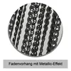 Fadenvorhang Polyester Schwarz Stangendurchzug 300x250 cm Produktbild-Vorschau 4