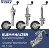 Roue jockey Trucky pour remorque Roue de timon avec support Voir les images du produit 4
