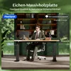FLEXISPOT massief eikenhouten tafelblad, 140x80 cm, 18 mm Productafbeelding-voorbeeld 2