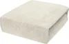 A folded light beige fitted sheet on a white background. Produktbild-Vorschau