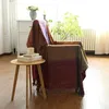 Chenille Throw Blanket Jacquard Quasten Throw Blanket Sofa Produktbild-Vorschau 2
