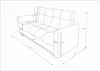 FURMEB24 LENTO Schlafsofa mit Schlaffunktion, Stauraum fr Produktbild-Vorschau 6