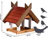 dobar Vogelhaus "Herbstfrüchte" Wandaufhängung, 37,5x18x25 Produktbild-Vorschau 7