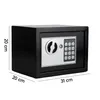 Safe Möbeltresor elektronischem 20x31x20cm Mini Tresor Produktbild-Vorschau 13