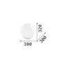 Ideal Lux MAPA TL1 D30, Weiß, Glas, Metall, Schlafzimmer, Produktbild-Vorschau 3