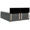vidaXL Boxspringbett mit Matratze Dunkelgrau 200x200 cm Produktbild-Vorschau 6