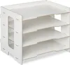 Relaxdays Briefablage, Büro Organizer aus MDF, A4 Papier, 3 Produktbild-Vorschau 8