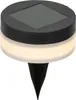 Solar LED Wegeleuchte 9x12cm Kunststoff Schwarz / Warmweiß Produktbild-Vorschau 1