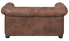 Edles Chesterfield Sofa 2 Sitzer in Mikrofaser Vintage Produktbild-Vorschau 6