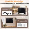 Peviasot Elektroheizung 2500W Schwarz Glasheizung mit WiFi Produktbild-Vorschau 9
