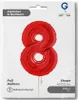 Riesenzahl Folienballon 40"/102cm | Rot Zahl: 8 Produktbild-Vorschau 2