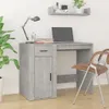 vidaXL Scrivania grigio cemento 100x49x75 cm in legno - Anteprima dell’immagine prodotto 1