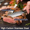 Set di coltelli da bistecca Premium posate da barbecue 6 Anteprima dell’immagine prodotto 2