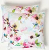 HOMESCAPES Gartenkissen Aquarell-Blumen – 2er-Set Outdoor Produktbild-Vorschau 1