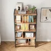 Rustikálna hnedá podkrovná knižnica Náhľad obrázku produktu 8