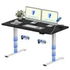 FLEXISPOT E5 Výškově nastavitelný stůl 140 x 80 cm, dvojitý Náhled obrázku produktu 1