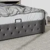MODFU Lit Coffre 140x200 cm - Lit Double Adulte avec Espace Voir les images du produit 5