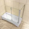 AICA 120cmx140cm Badewannenaufsatz 6mm NANO ESG-glas mit Produktbild-Vorschau 3