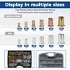 CCLIFE 500pcs Assortiment d'écrous à river M3 M4 M5 M6 M8 Voir les images du produit 3