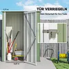 Outsunny Gartenhaus Metallgerätehaus mit Tür für den Produktbild-Vorschau 5