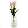 künstlicher Tulpen-Strauß rosa 4 Bündel Kunstpflanze Tulpe Produktbild-Vorschau 5