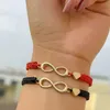 Partnerarmbänder mit Unendlichkeits Symbol (2er Set), Produktbild-Vorschau 1