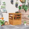Outsunny Hochbeet Pflanzkasten mit Rankgitter, Spalier Produktbild-Vorschau 8