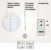Hellum 5x30cm LED Lampions außen weiß, 5x LED mit Batterie Produktbild-Vorschau 3