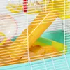 PawHut Hamsterkäfig, Hamsterhaus mit Tunnel, Laufrad, Produktbild-Vorschau 4