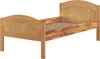 Massivholzbett hohes Bett Seniorenbett Buche natur 100x200 Produktbild-Vorschau 1