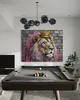 Leinwandbild Król Lew Różowy 60x40 Feeby Rosa bild für die Produktbild-Vorschau 2
