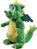 A plush toy dragon is shown sitting against a white background. Produktbild-Vorschau